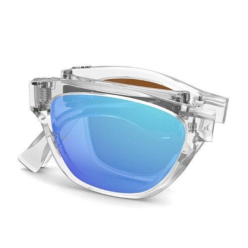 HILX Unfold - Crystal White (Lens : Blue) 언폴드 미러 편광 렌즈 선글라스