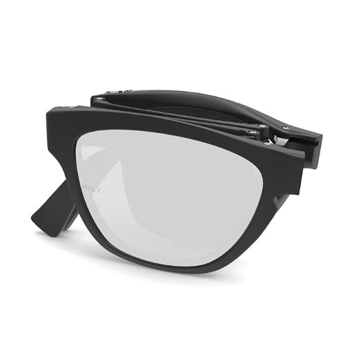 HILX Unfold - Carbon Black (Lens : Silver Mirror) 언폴드 미러 편광 렌즈 선글라스