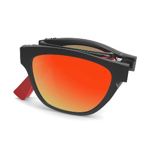 HILX Unfold - Dark Volcano (Lens : Red) 언폴드 미러 편광 렌즈  선글라스